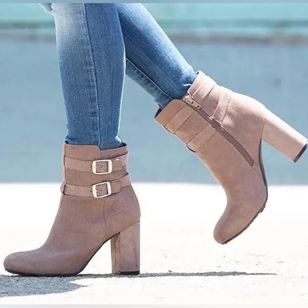 Christian Siriano Tan Heeled Boots